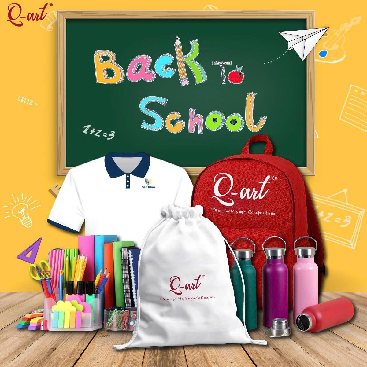 Gợi ý quà tặng Back to school cùng Q-art